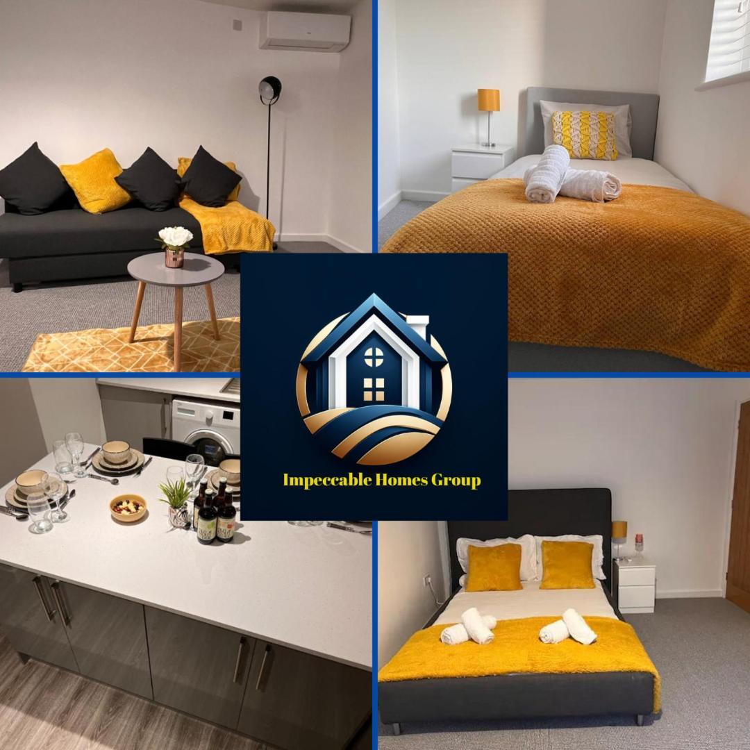 Appartamento Superb Modern Flat In Northampton, Parking &Ev Esterno foto